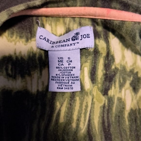 Caribbean Joe&company multicolored pullover size small A-46 5/$25 - Picture 4 of 4